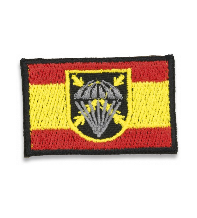 Bandera España bordada con logo BRIPAC