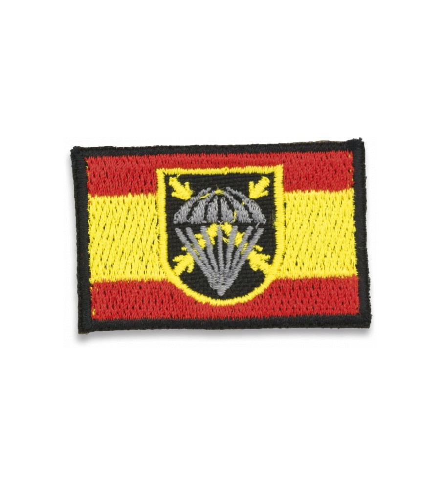 Bandera España bordada con logo BRIPAC