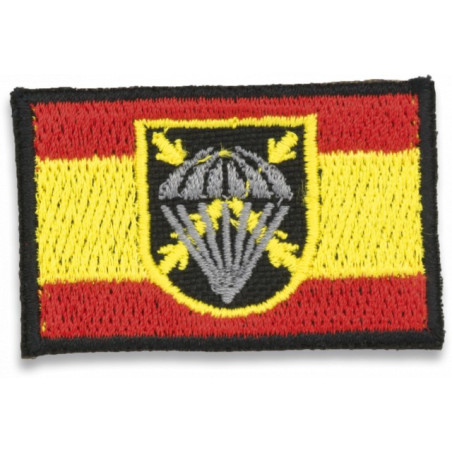 Bandera España bordada con logo BRIPAC