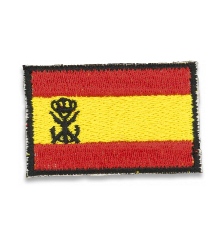Bandera España bordada con logo I.MARINA