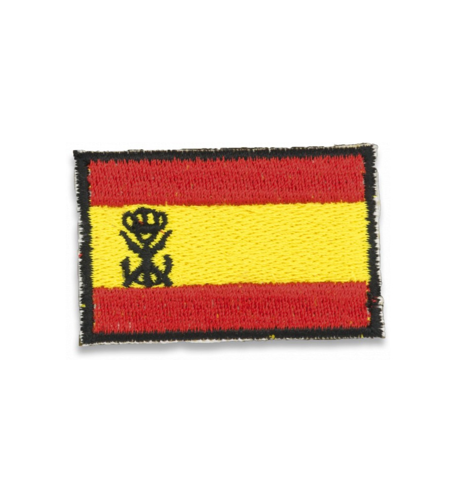 Bandera España bordada con logo I.MARINA