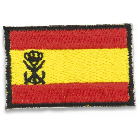 Bandera España bordada con logo I.MARINA