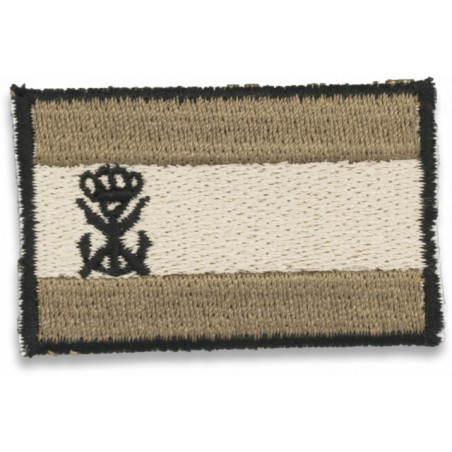 Bandera España gris con logo I. MARINA