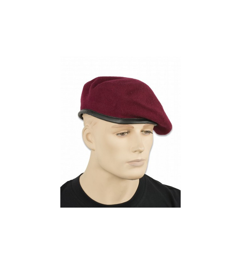 BOINA BURDEOS. SIN EMBLEMA.