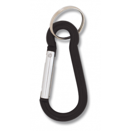 Mosqueton 7 cm. NEGRO. Blister: 12 u.