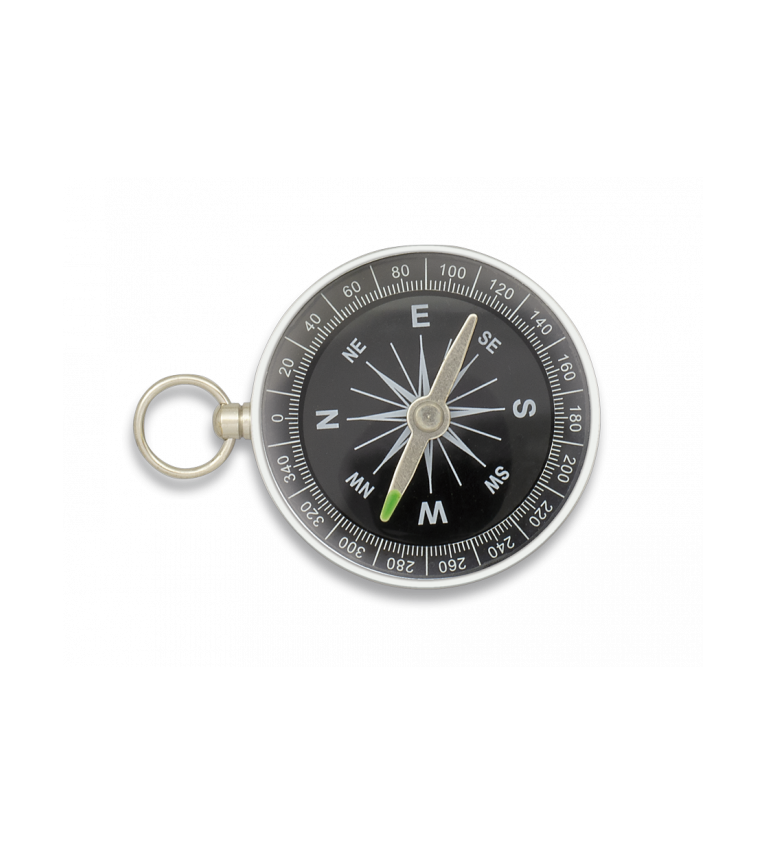 Brujula de bolsillo de aluminio BARBARIC