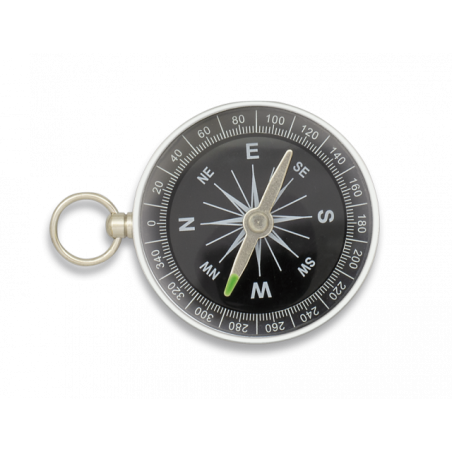 Brujula de bolsillo de aluminio BARBARIC
