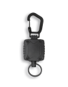 Llavero extensible Negro ABS c/ mosquetó