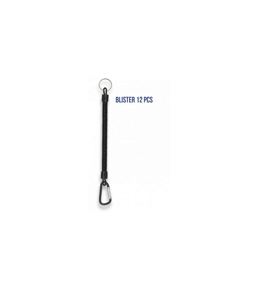 llavero mosqueton extensible Blister 12