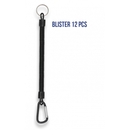 llavero mosqueton extensible Blister 12