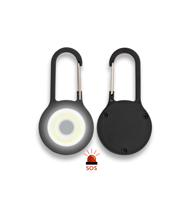 Mosquetón con Linterna