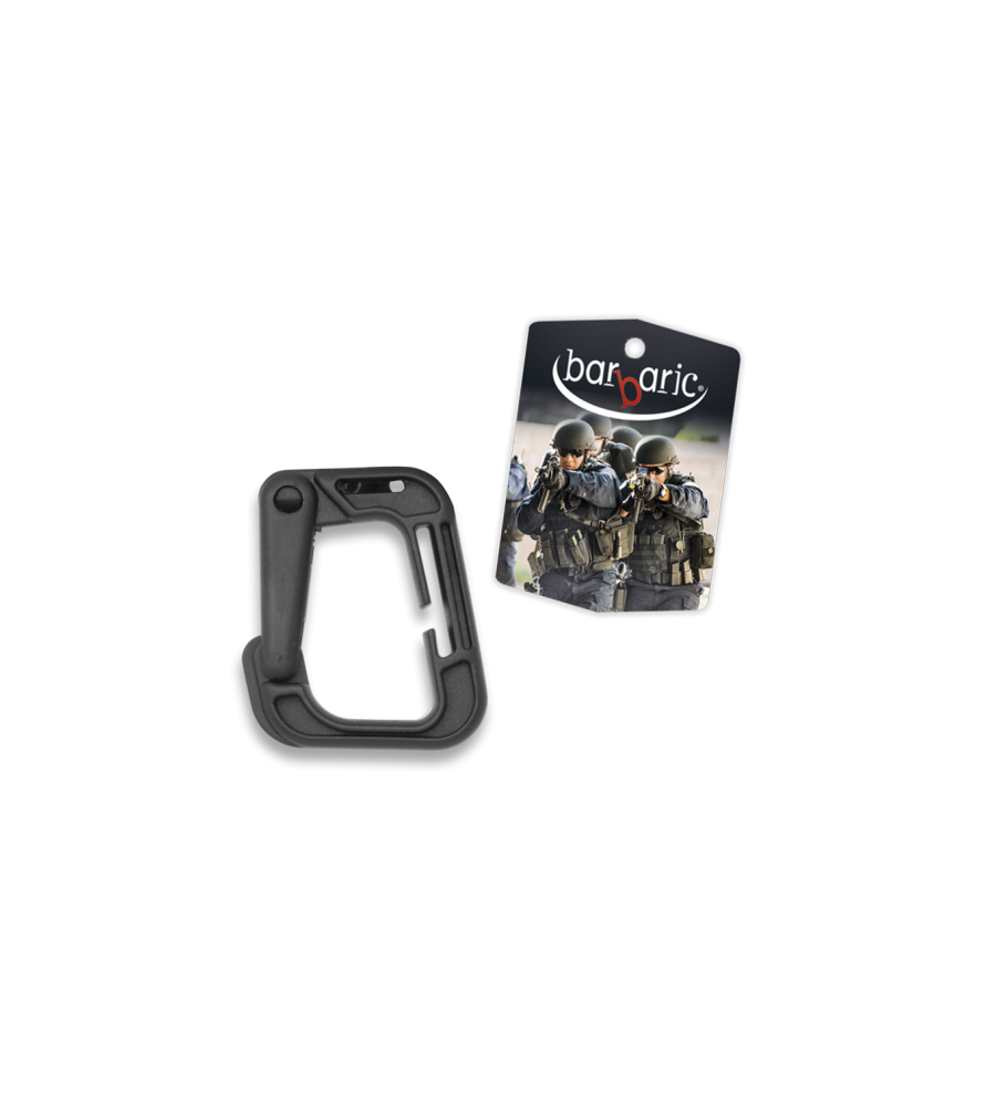 Mosquetón ABS Negro