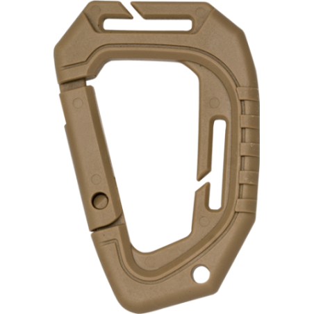 Mosquetón Fibra coyote