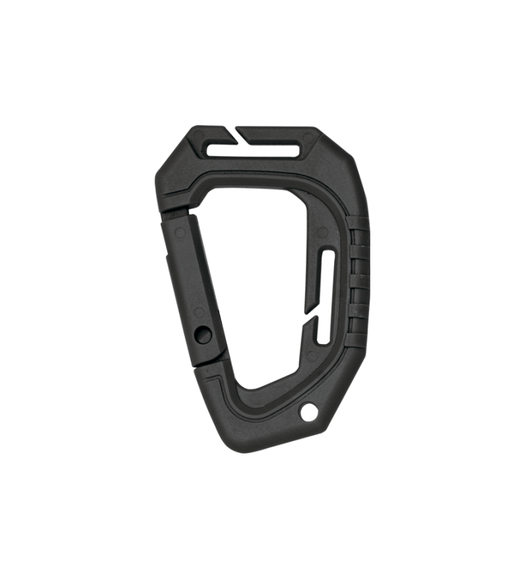 Mosquetón Fibra Negro