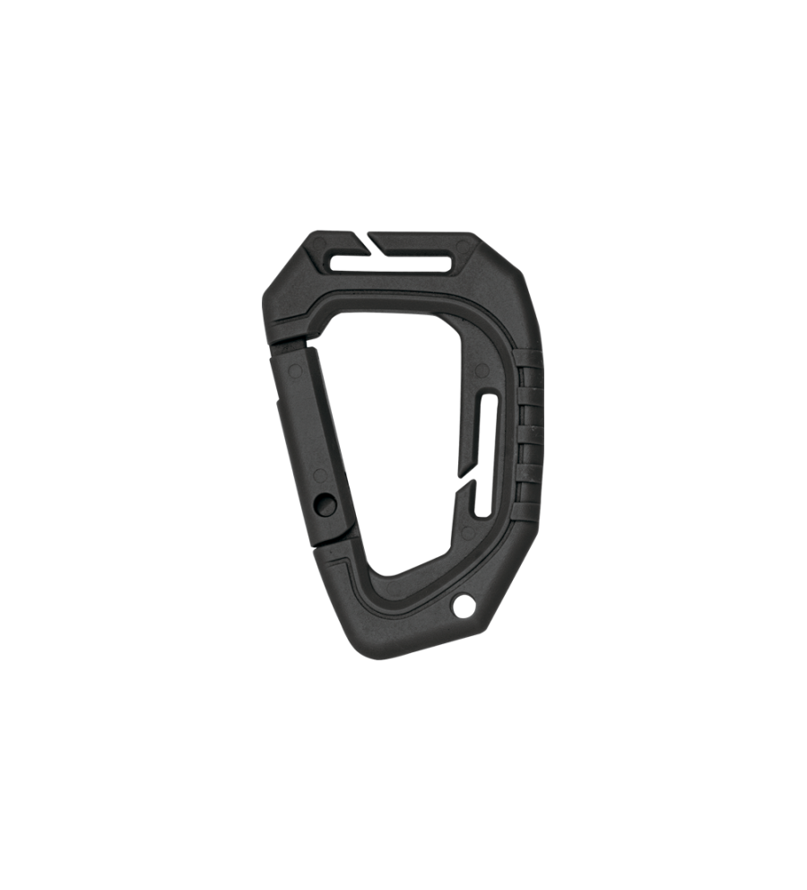 Mosquetón Fibra Negro