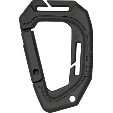 Mosquetón Fibra Negro