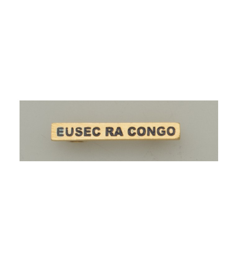 Barra mision " EUSEC RA CONGO "