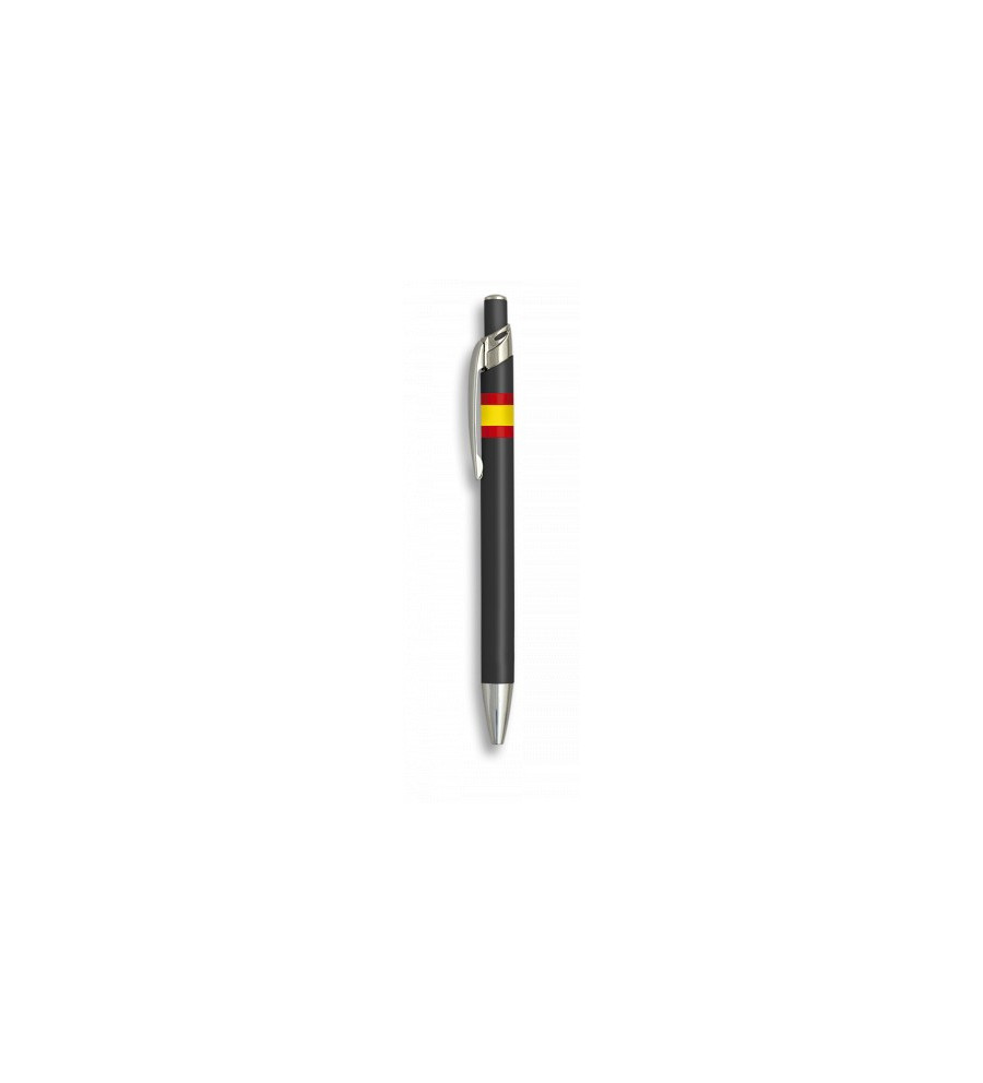 Boligrafo aluminio color negro. B. Esp.