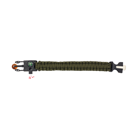 Paracord Supervivencia Verde