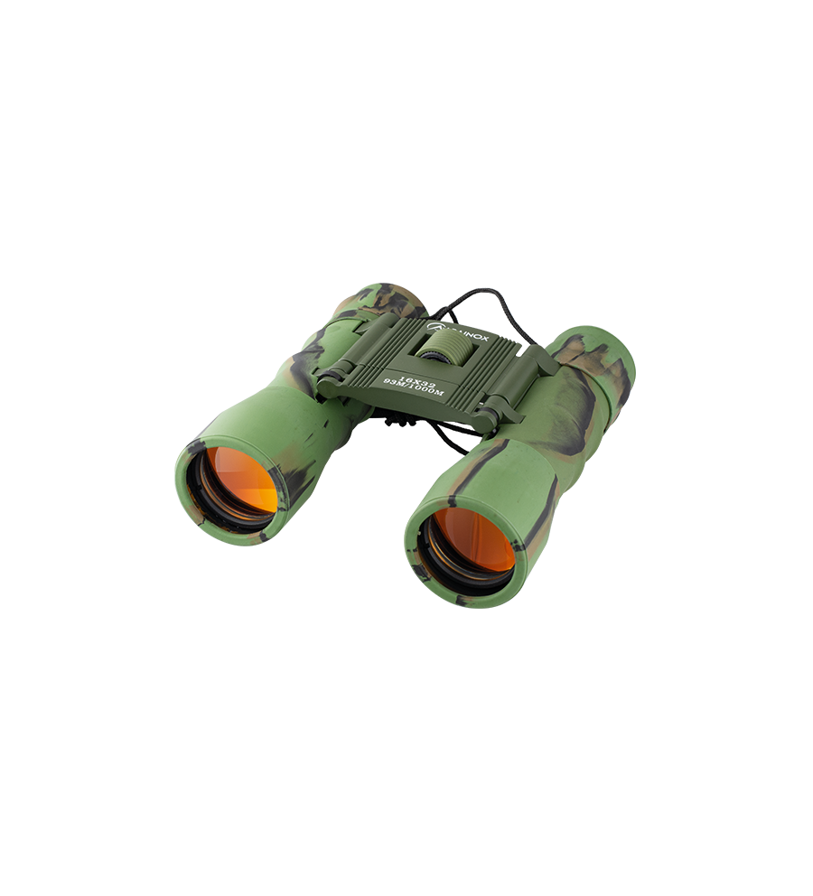 Binocular 16x32  lente Ruby. Color Verde