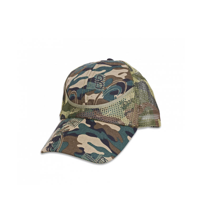 gorra camo verde ajustable Barbaric