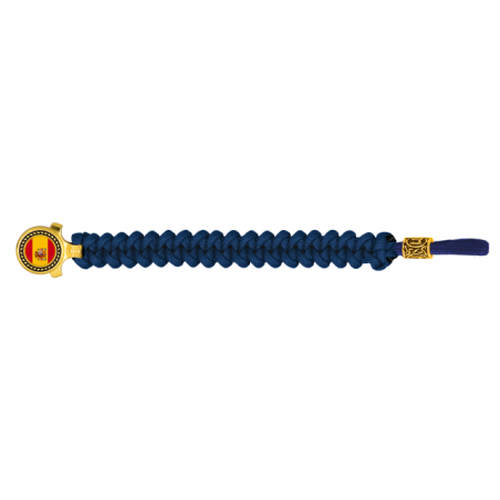 pulsera paracord Barbaric oro / azul. pa