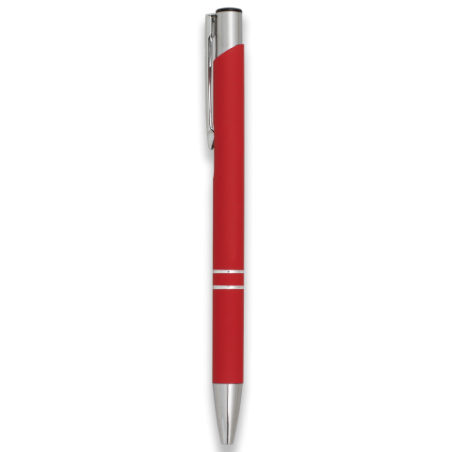 Boligrafo aluminio. ROJO