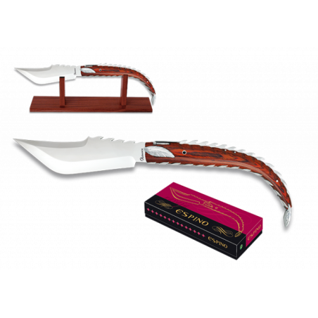 navaja "Espino" stamina roja. hoja 22.5