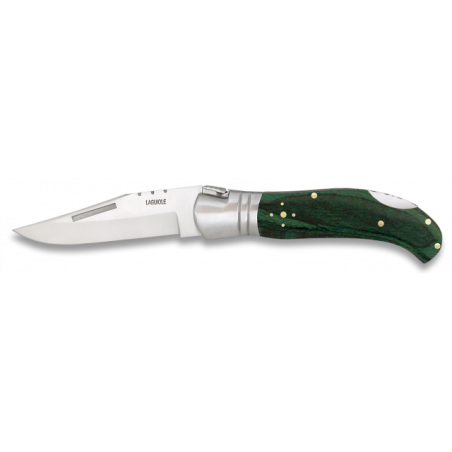 Navaja LAGUIOLE-CAZA.Mikarta Verde.8.5cm