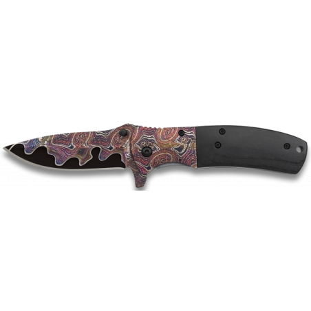 navaja albainox damasco 3D. hoja: 8.5