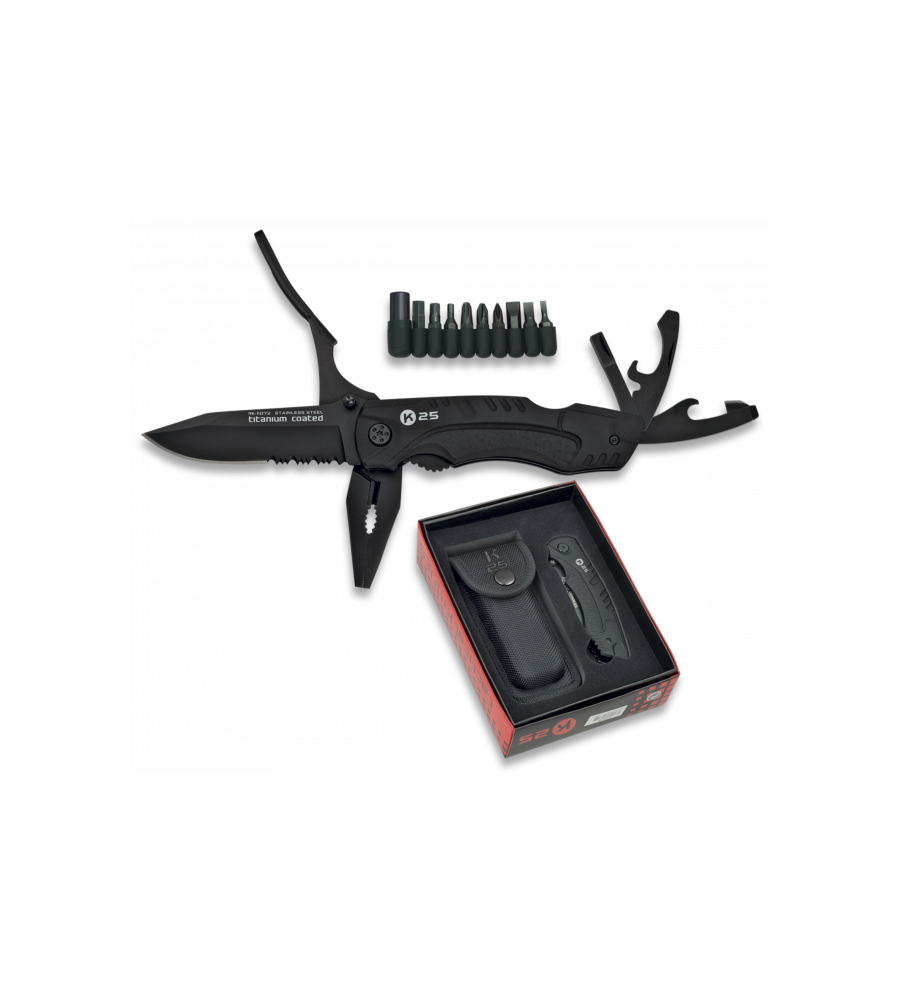 Navaja Rui Táctica usos.Hoja 8cm. Funda