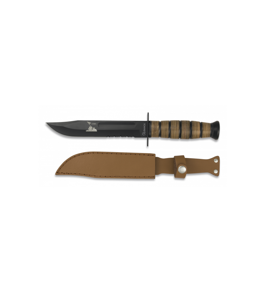 Cuchillo ALBAINOX TACTICO.C/funda. 18 cm