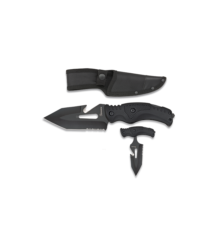 Cuchillo Tactico Skinner Albainox. Negro