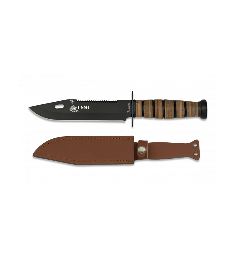 Cuchillo Albainox USMC. Hoja: 18 cm