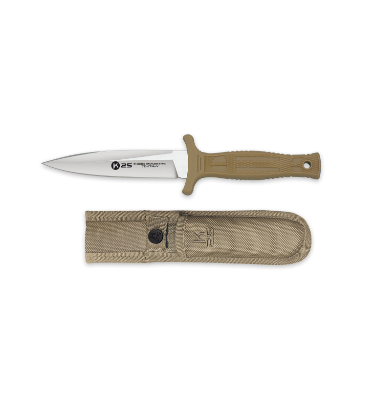 Cuchillo K25 BOTERO TAN. CNC.Funda.Hoja: