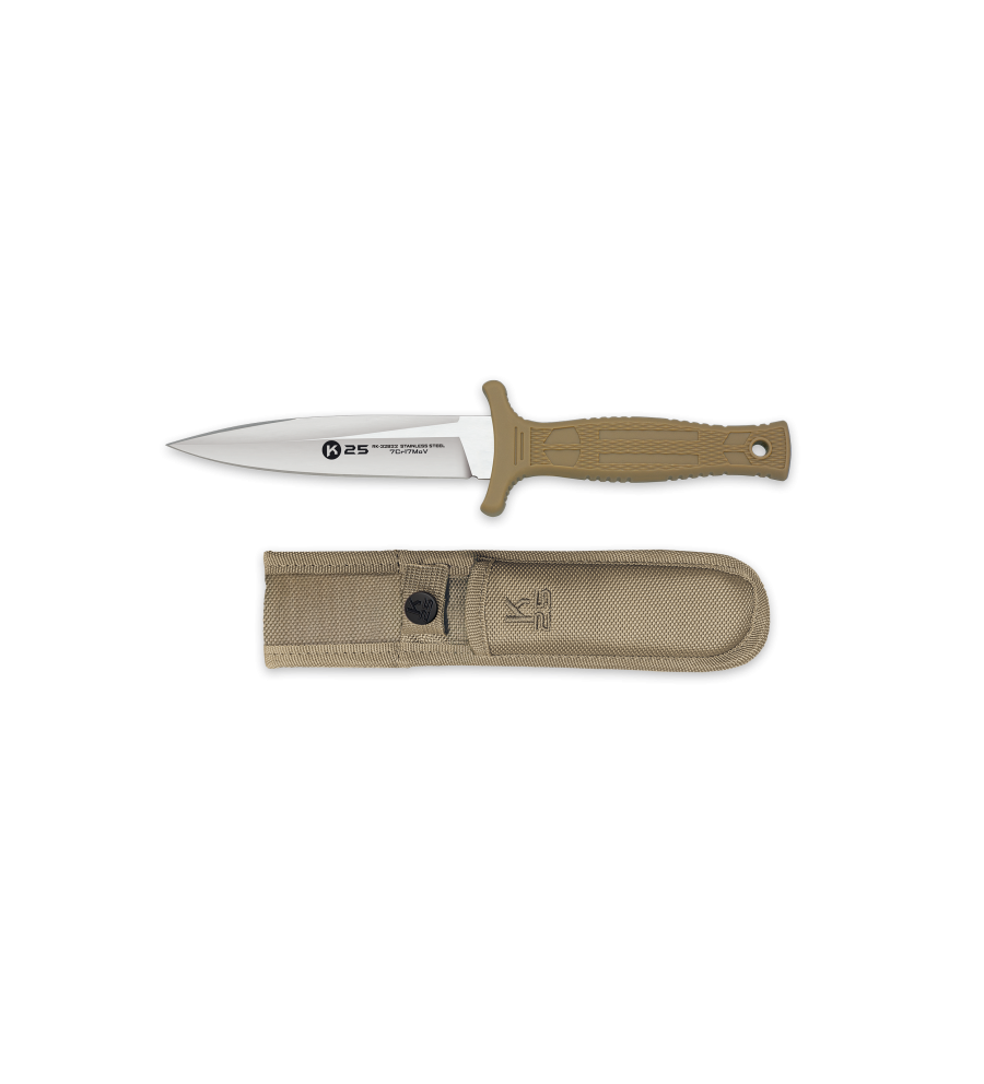 Cuchillo K25 BOTERO TAN. CNC.Funda.Hoja: