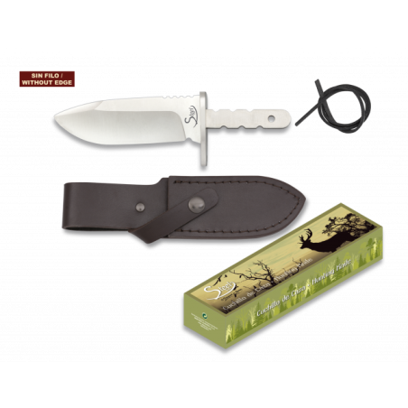 Cuchillo espiga. Total 14.7 cm. C/Funda