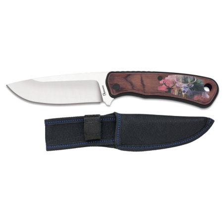 Cuchillo caza Albainox 3D ciervo. hoja:1