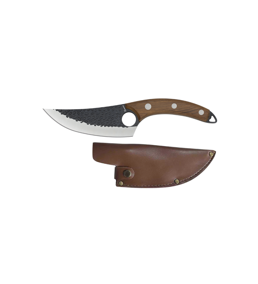 Cuchillo caza Albainox madera. Hoja: 15
