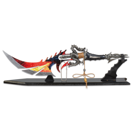 Cuchillo decoración Tole 10 serpientes c