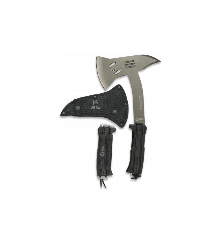 Hacha K25 Color Negro.Total:31.5