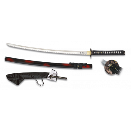 Katana TOLE10 Templada. Peana 69 cm