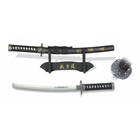Katana TOLE10. Peana. Hoja 28 cm