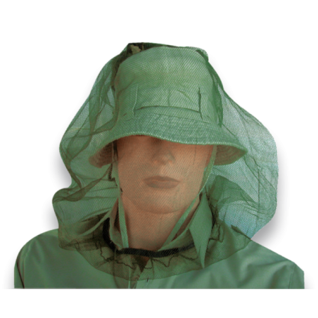 Mosquitera de cabeza. Color: VERDE