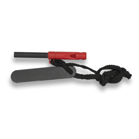 Pedernal con silbato