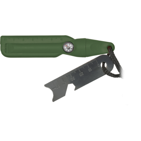 Pedernal Verde c/ brújula y silbato