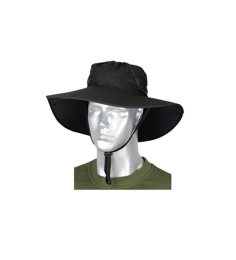 Sombrero Barbaric Negro con rejilla