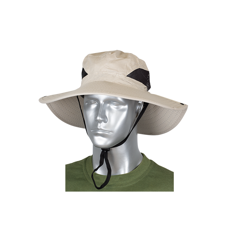 Sombrero Barbaric Gris con rejilla