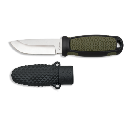 Cuchillo ALBAINOX Verde-Negro Hoja: 6.6