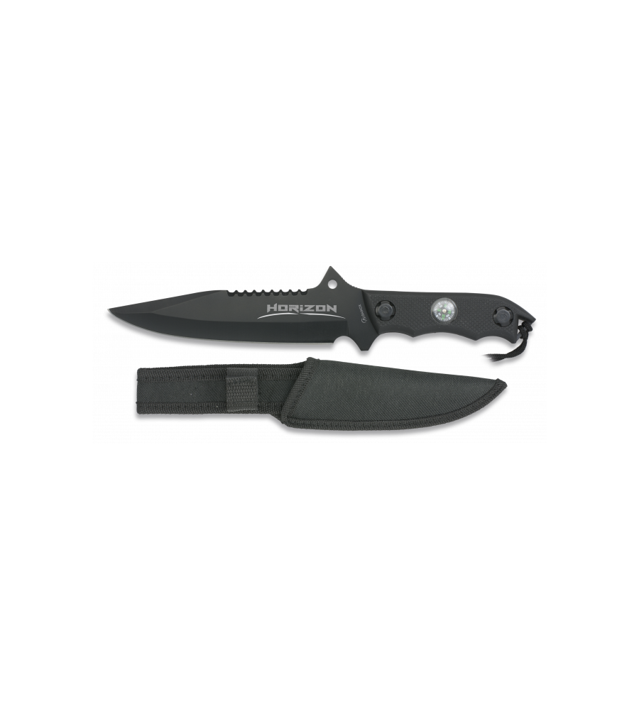 Cuchillo Albainox HORIZON negro. hoja:18